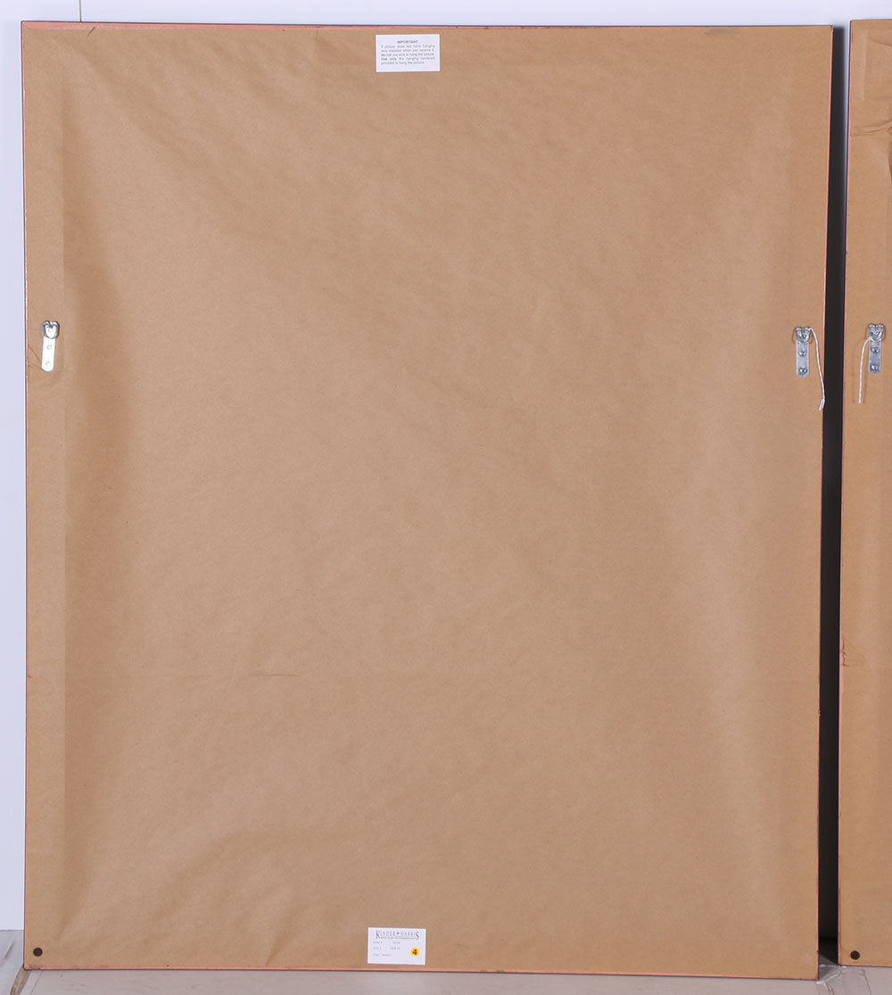 Barbour Mixed Media Works on Paper "Empire I" and "Empire II"