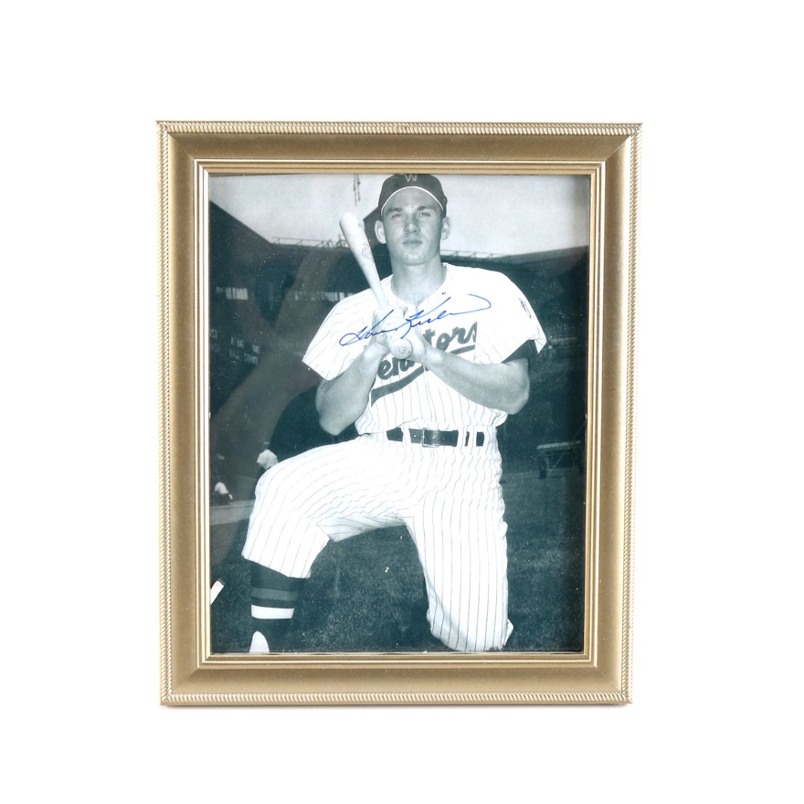 Autographed Harmon Killebrew Photograph