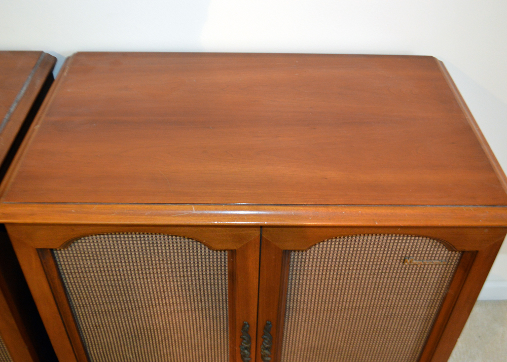 1950s Magnavox Stereo Phonograph Speaker Cabinets