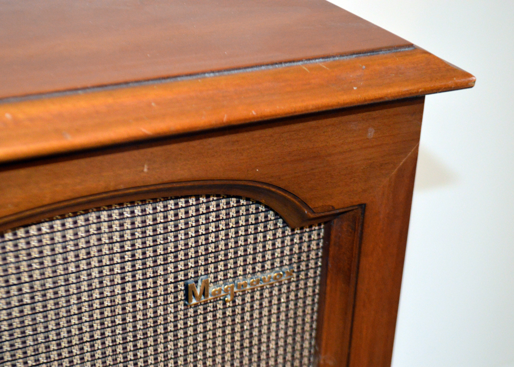 1950s Magnavox Stereo Phonograph Speaker Cabinets