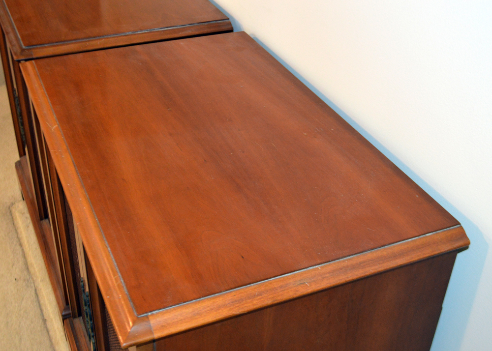 1950s Magnavox Stereo Phonograph Speaker Cabinets