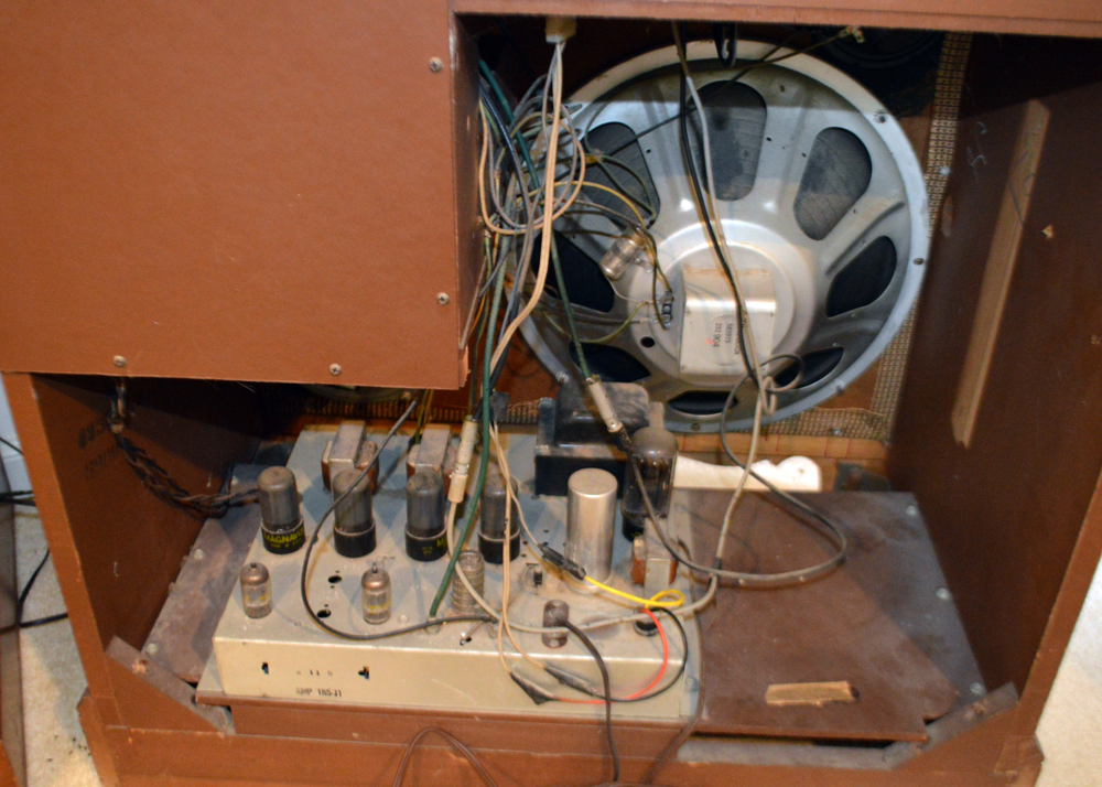 1950s Magnavox Stereo Phonograph Speaker Cabinets