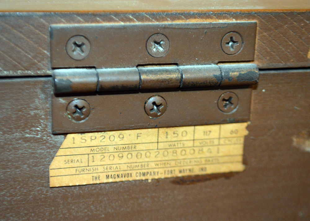 1950s Magnavox Stereo Phonograph Speaker Cabinets