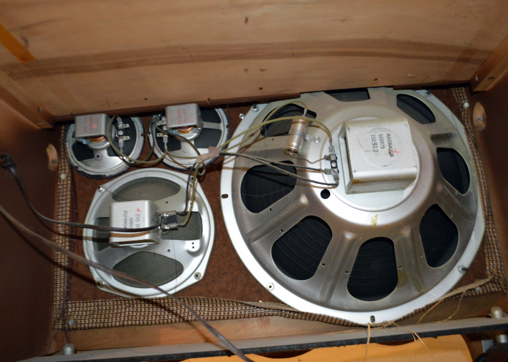 1950s Magnavox Stereo Phonograph Speaker Cabinets
