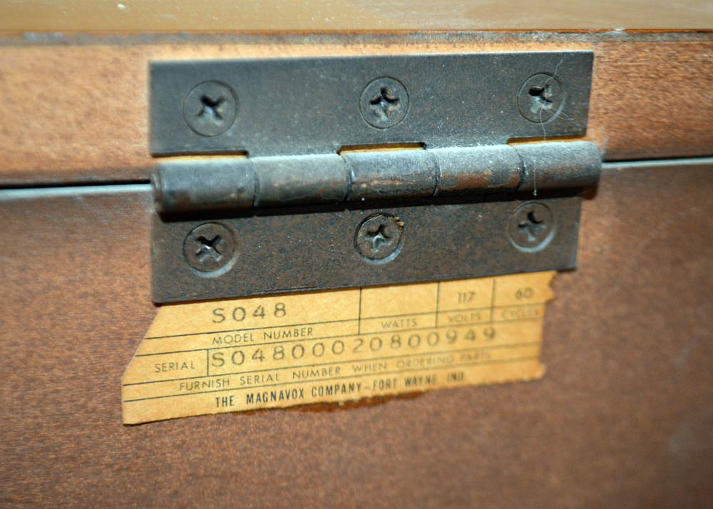 1950s Magnavox Stereo Phonograph Speaker Cabinets