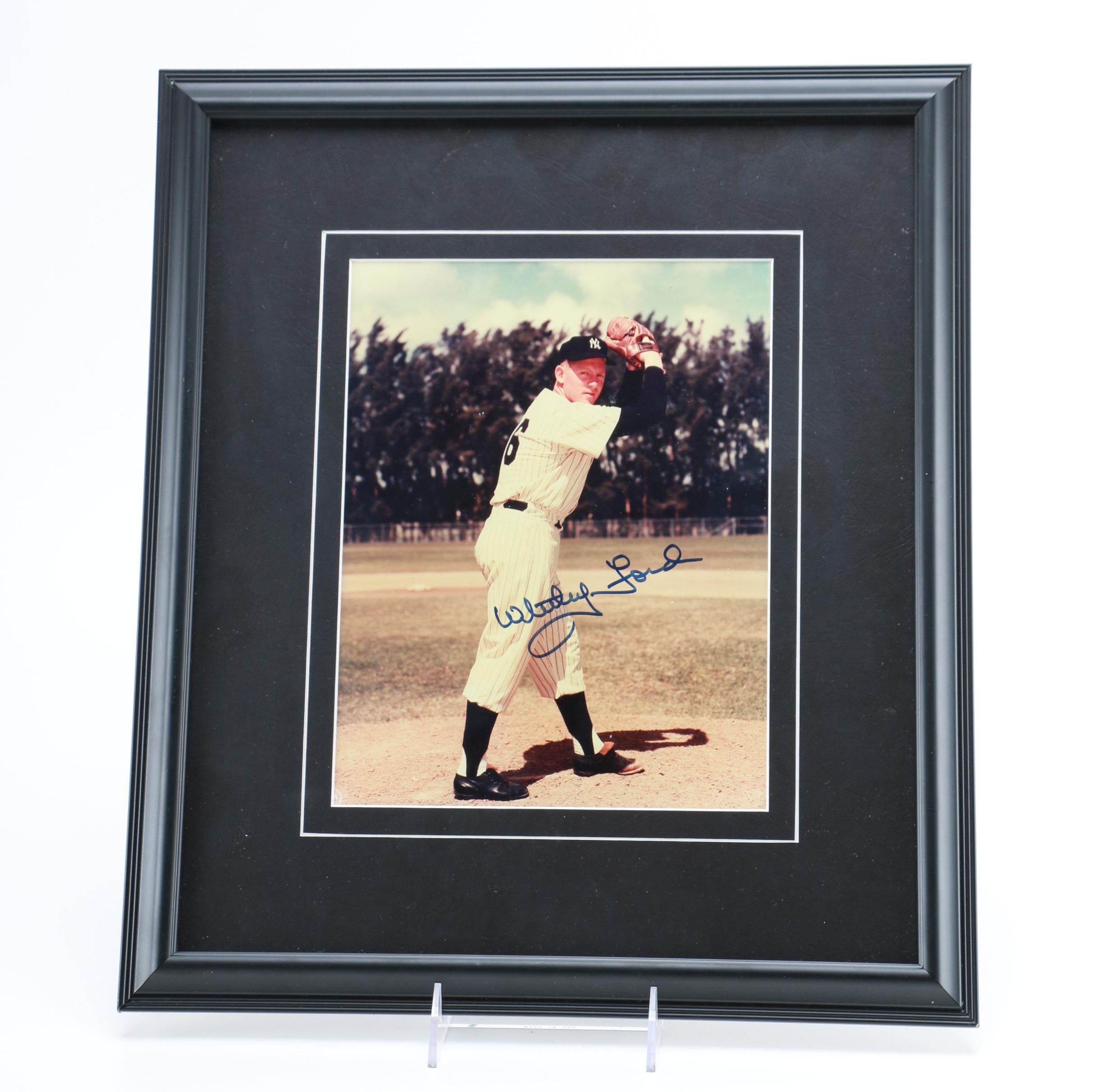 Autographed Photograph of Whitey Ford