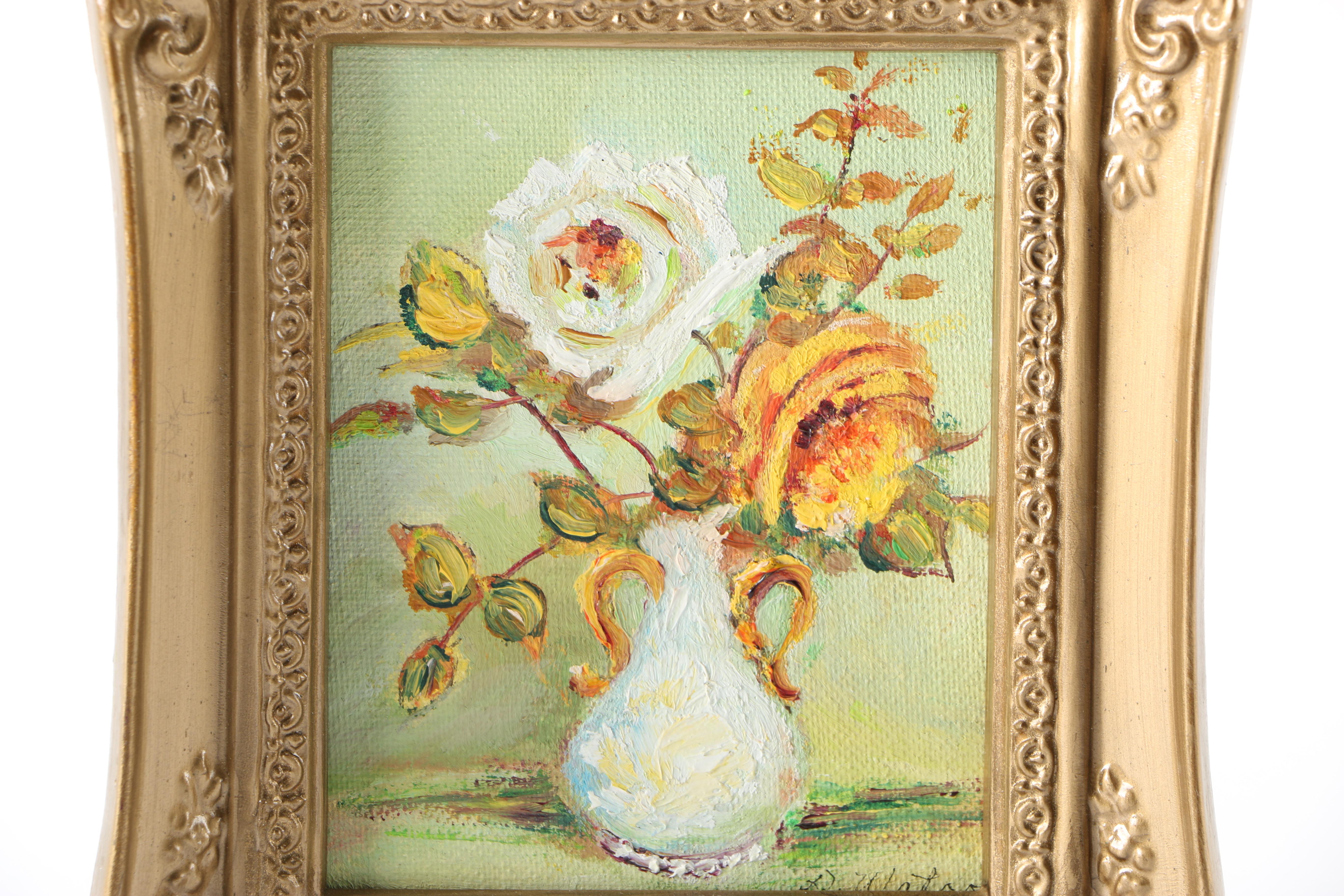 Doris Watson Signed Original Miniature Oil on Canvas Collection