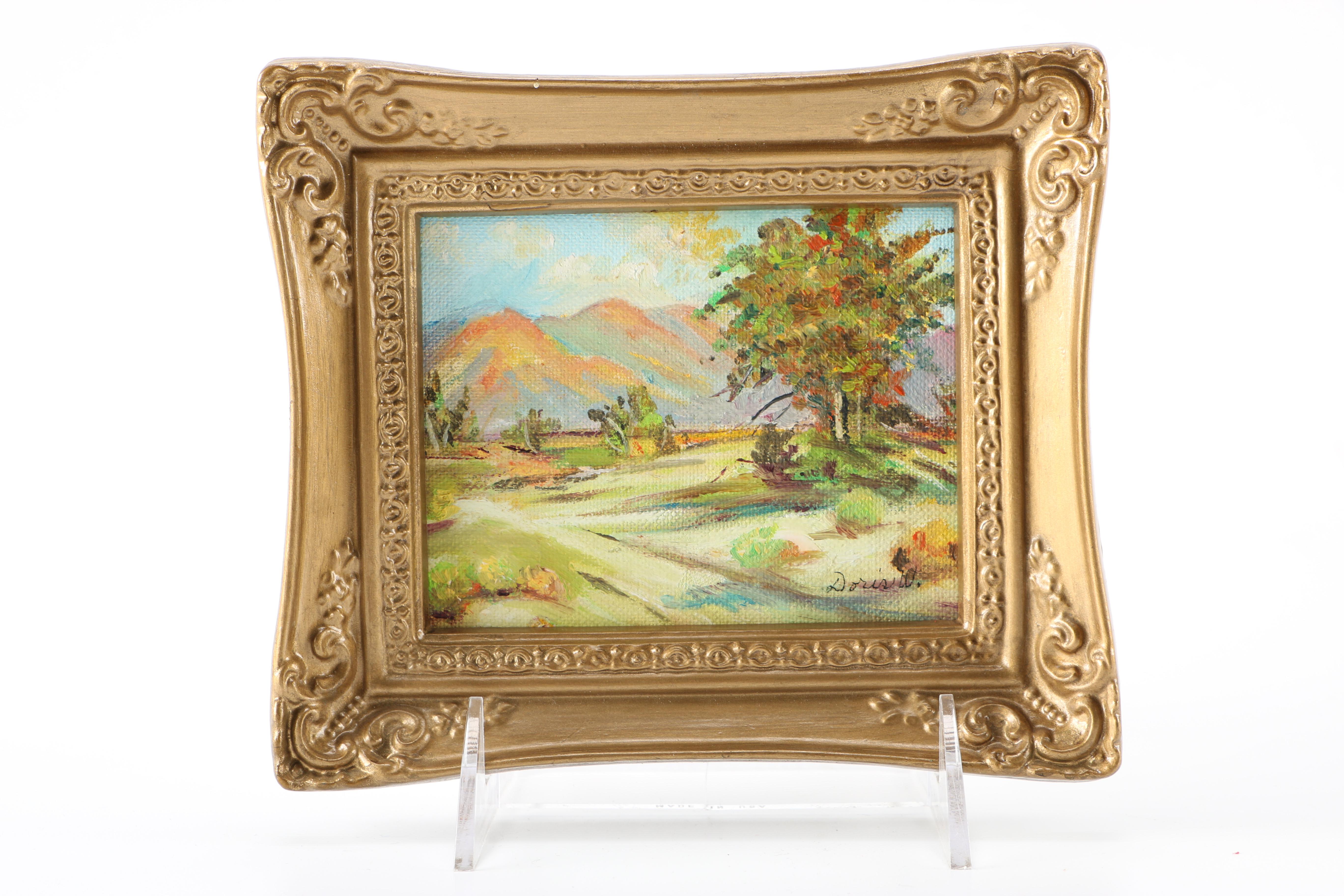 Doris Watson Signed Original Miniature Oil on Canvas Collection