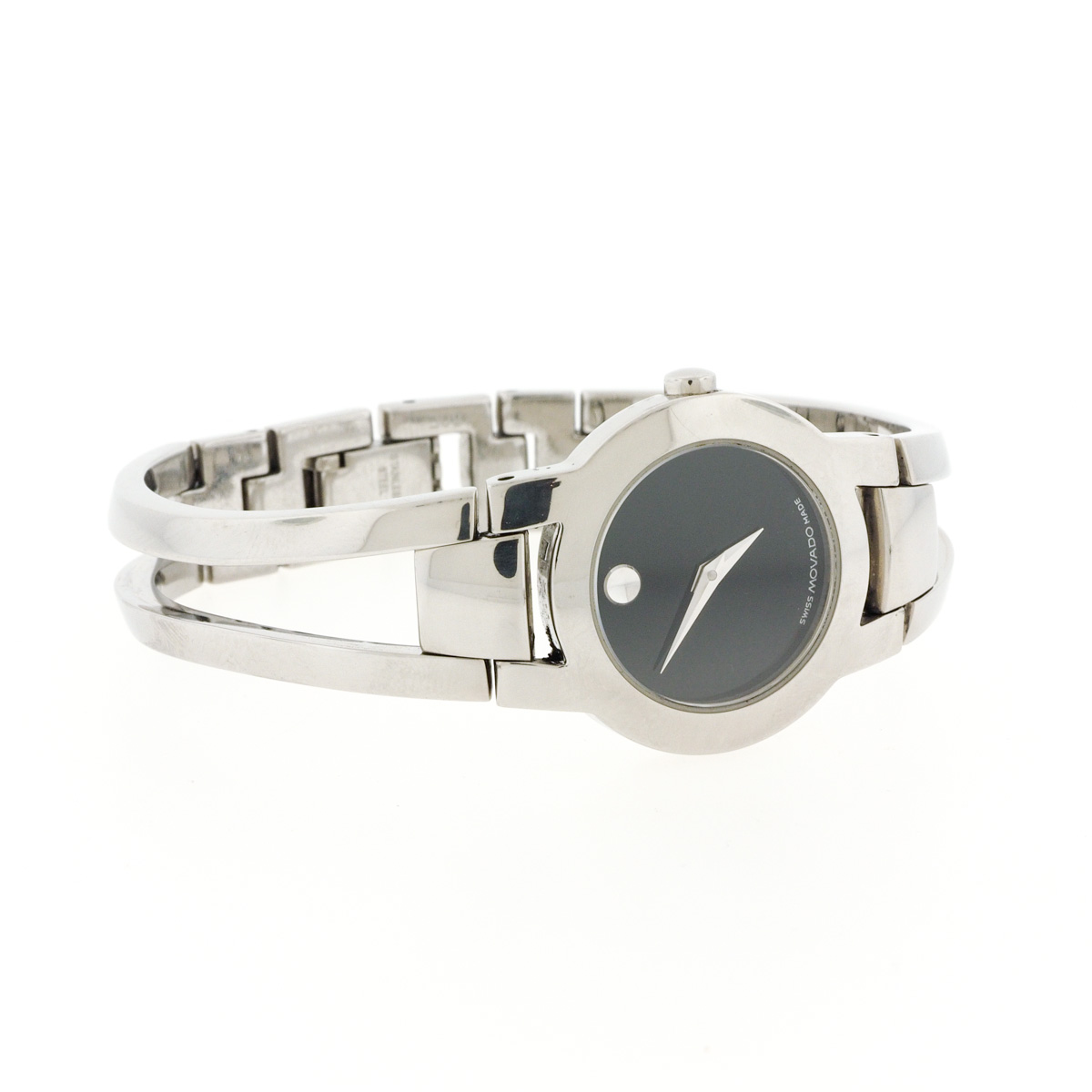 Women's Stainless Steel Movado Bangle Watch