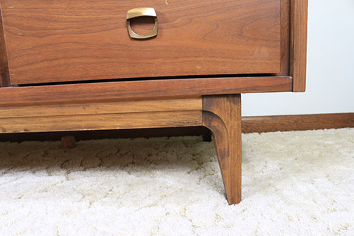 Mid Century Modern Dresser and Mirror by Johnson/Carper