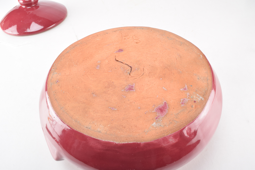 Bybee Pottery Covered Casserole Dish