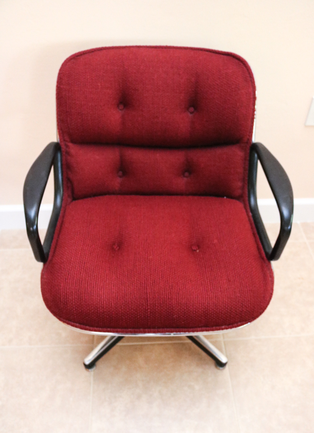 Pair of Vintage Office Chairs by Charles Pollock for Knoll