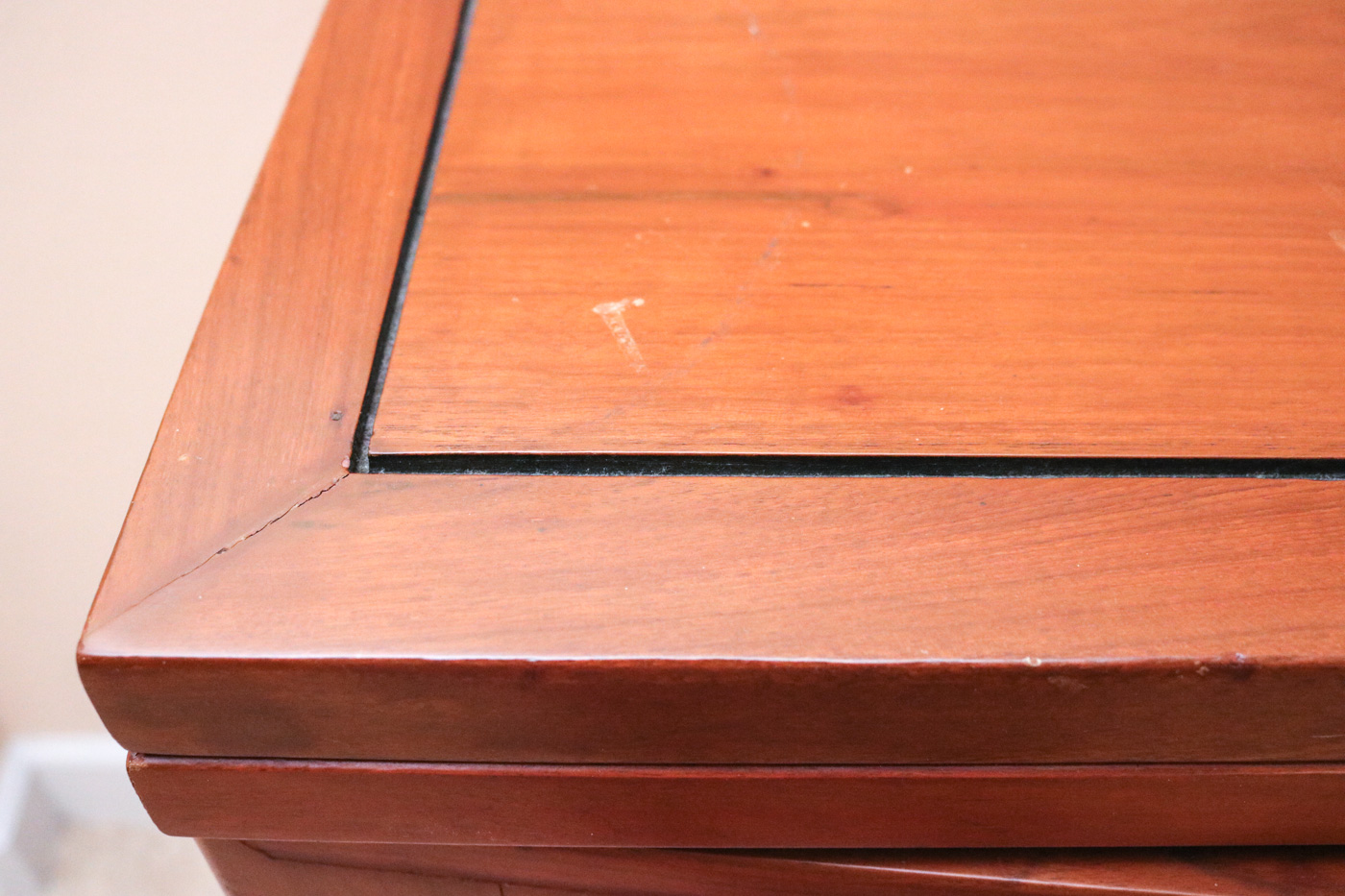 Chinese Inspired Carved Wooden Wine Cabinet