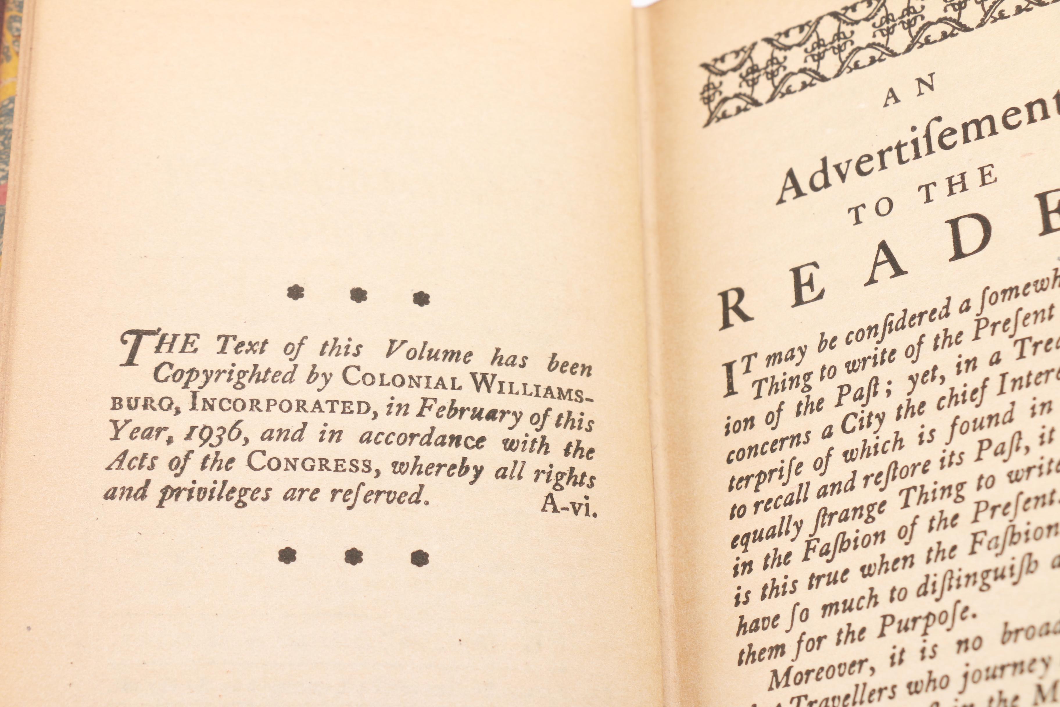 "Williamsburg In Virginia" by R.G, Gent