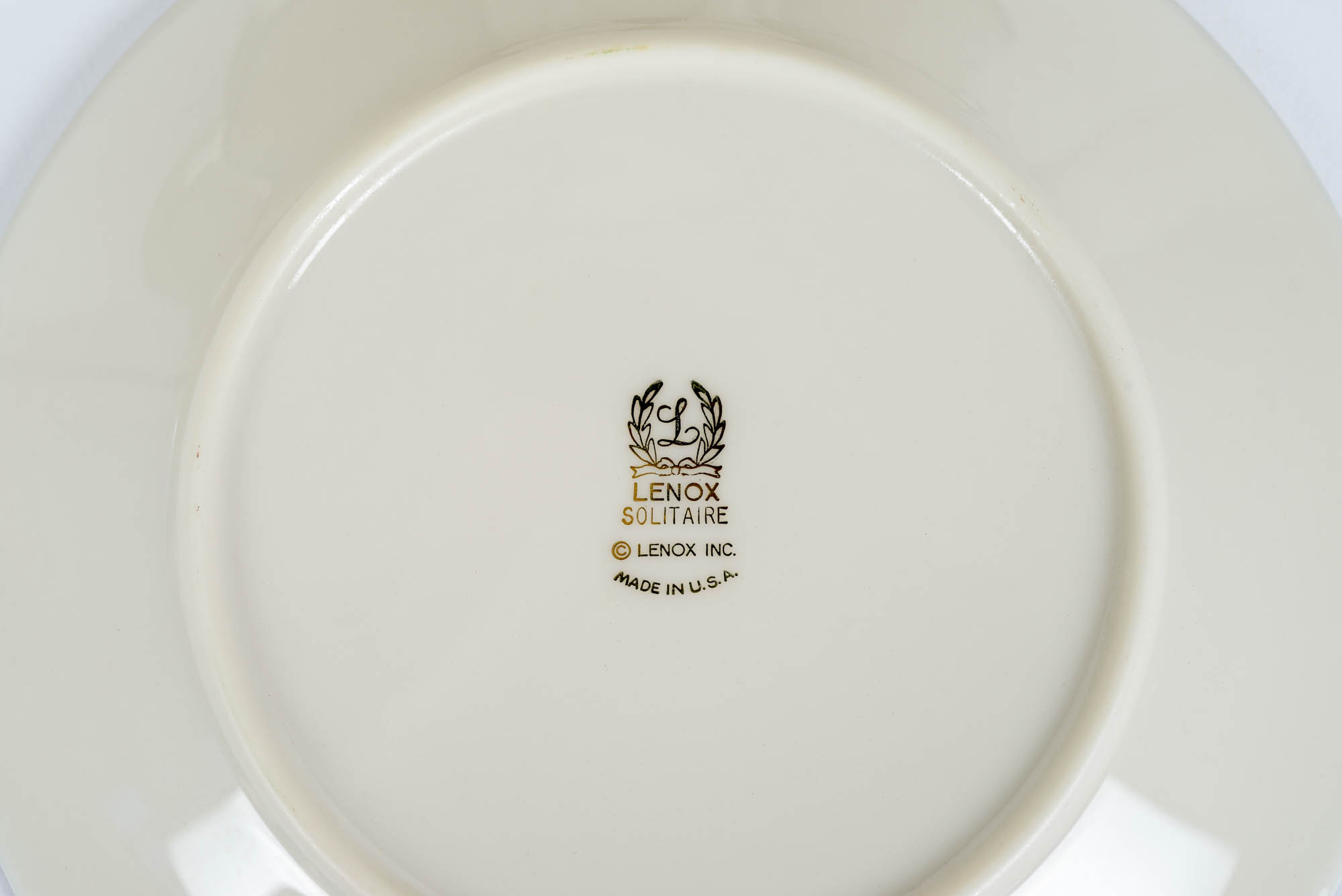 37 Piece Collection of Lenox "Solitaire" China Tableware