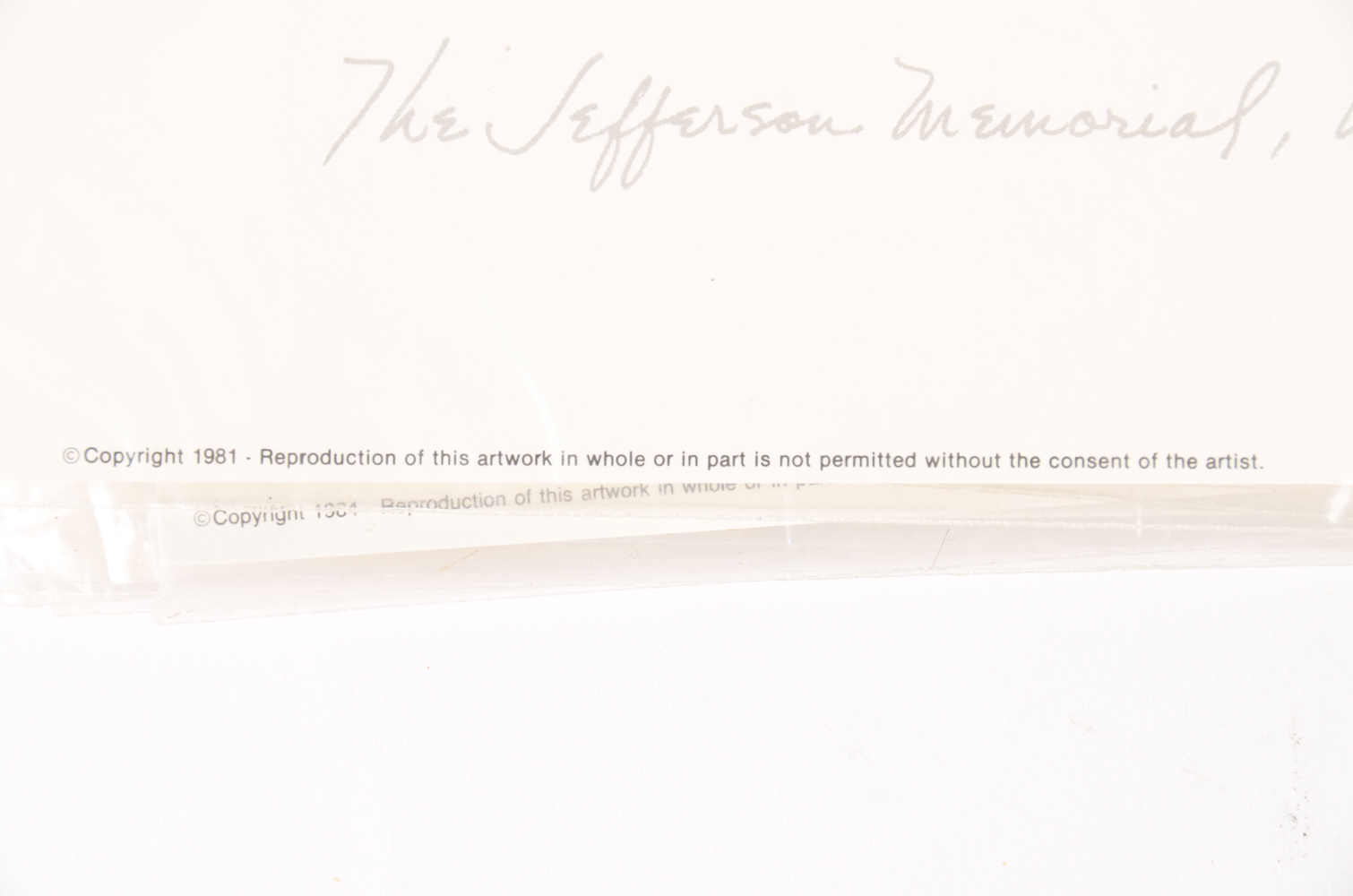 Signed Don Cannavaro Washington D.C. Landmark Prints