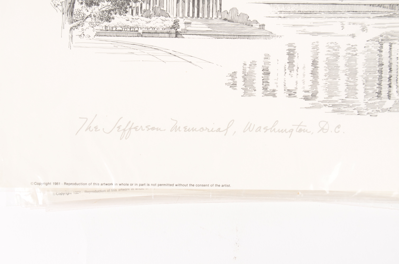 Signed Don Cannavaro Washington D.C. Landmark Prints