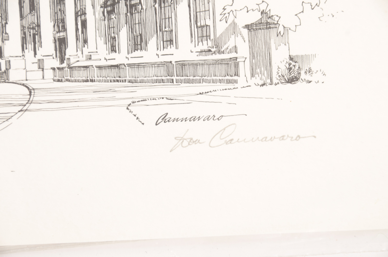 Signed Don Cannavaro Washington D.C. Landmark Prints