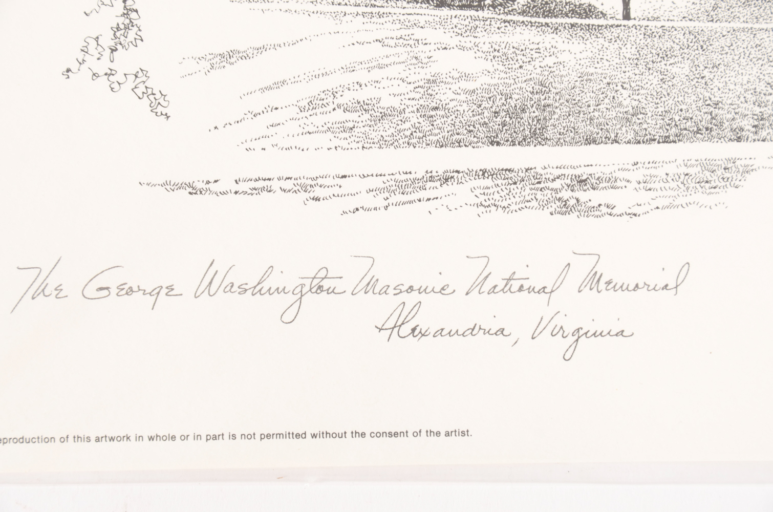 Signed Don Cannavaro Washington D.C. Landmark Prints