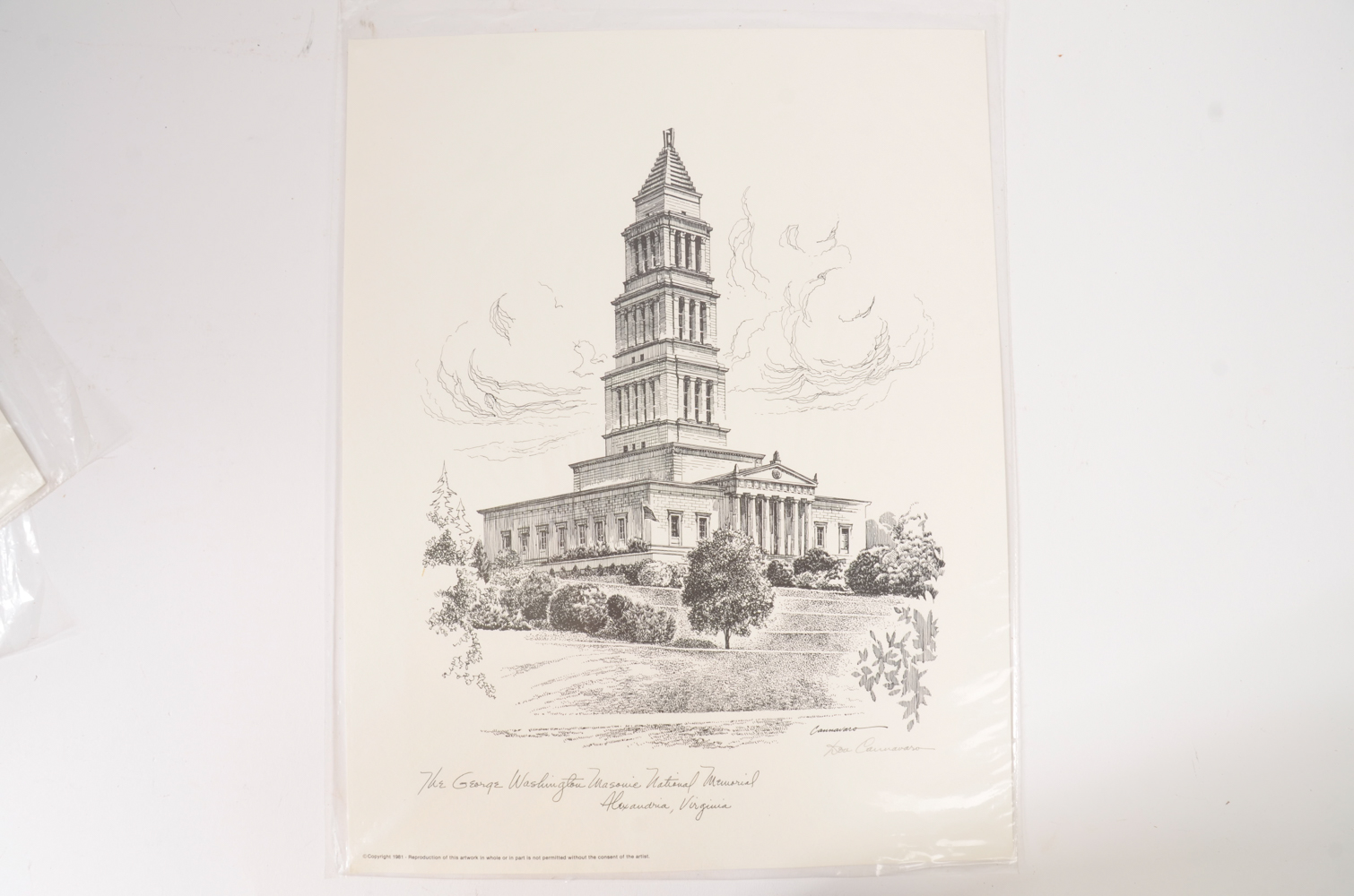 Signed Don Cannavaro Washington D.C. Landmark Prints