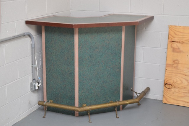 Wood, Brass and Laminate Bar