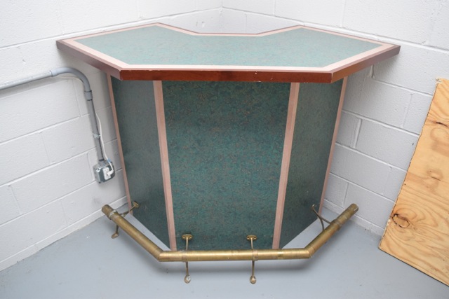 Wood, Brass and Laminate Bar