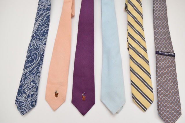 Mens Neckties, Including Beau Brummel Soho