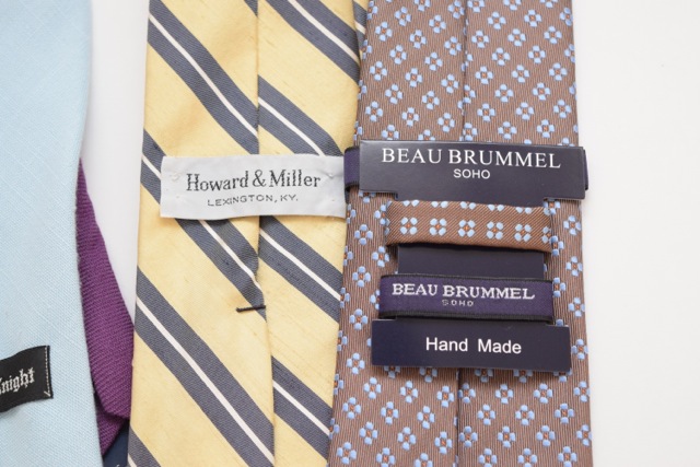 Mens Neckties, Including Beau Brummel Soho