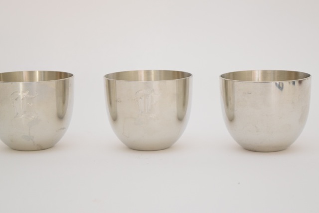 Stieff Pewter Authentic Reproduction Jefferson Cups