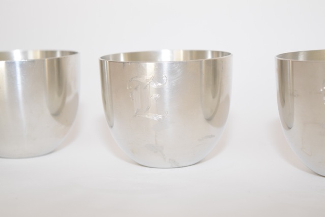 Stieff Pewter Authentic Reproduction Jefferson Cups