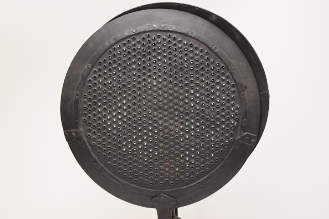 Hand Forged Black Iron Lamp