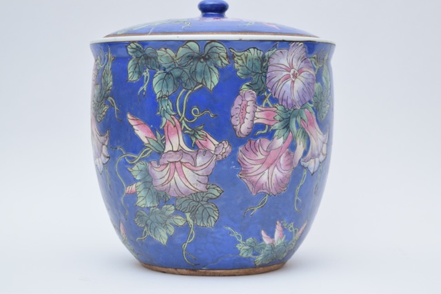 King's Porcelain Planter with Lid