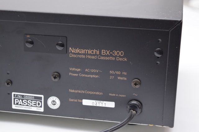 Nakamichi BX-300 Discrete Head Cassette Deck