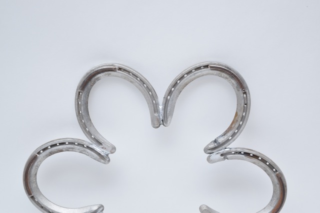 Aluminum Horseshoe Wreath