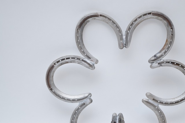 Aluminum Horseshoe Wreath