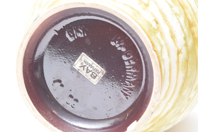 Oversize Mid-Twentieth Century Bay Keramik Fat Lava Pitcher