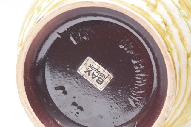 Oversize Mid-Twentieth Century Bay Keramik Fat Lava Pitcher