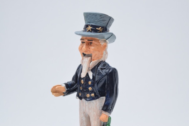 "Uncle Sam" Reproduction Cast Iron Coin Bank