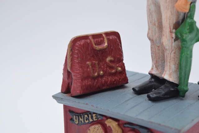 "Uncle Sam" Reproduction Cast Iron Coin Bank