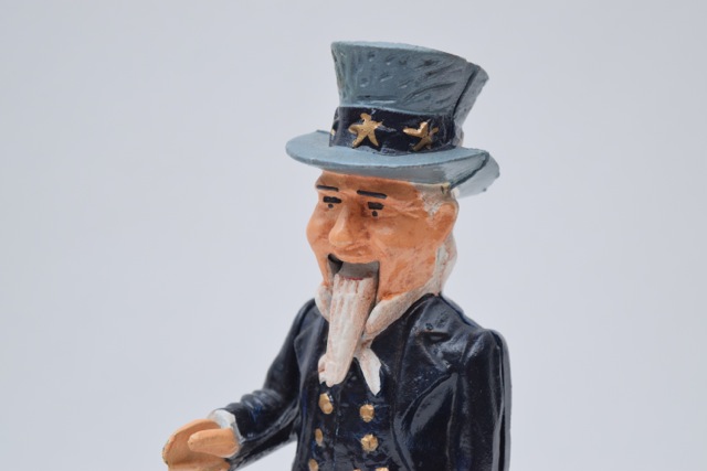 "Uncle Sam" Reproduction Cast Iron Coin Bank