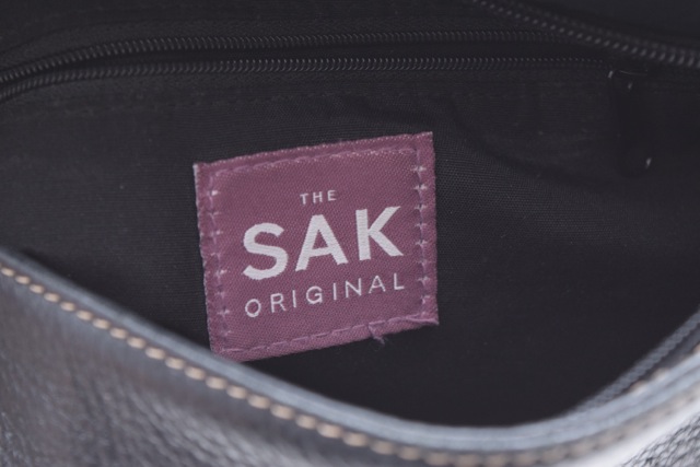 Black Leather Backpack Style Handbag by The Sak