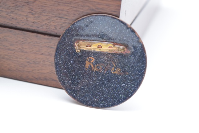 Vintage Walnut Decatur Jewelry Box with Costume Jewelry