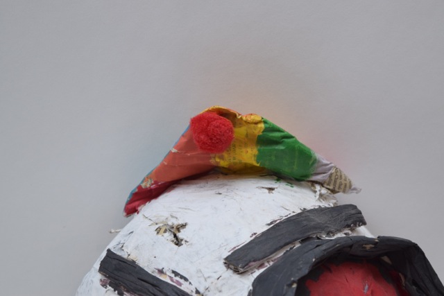 Papier Mache Clown Mask