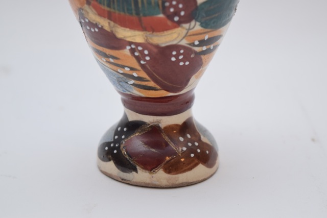 Japanese Porcelain Satsuma Moriage Urn