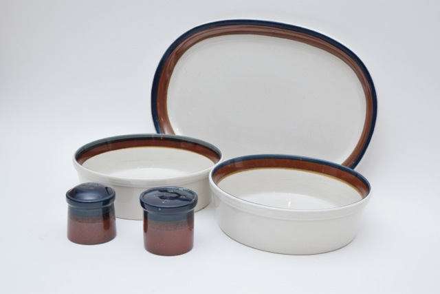 Ben Seibel Designed Mikasa Potter's Art "Fire Song" Serving Ware