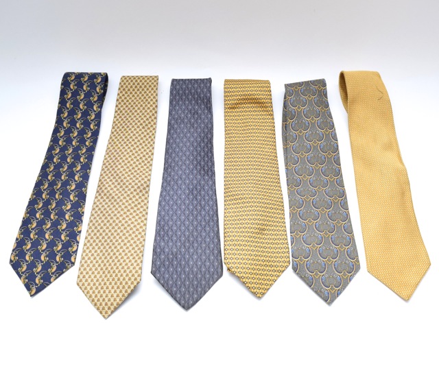 Men's Silk Neckties, Including Brooks Brothers and Countess Mara