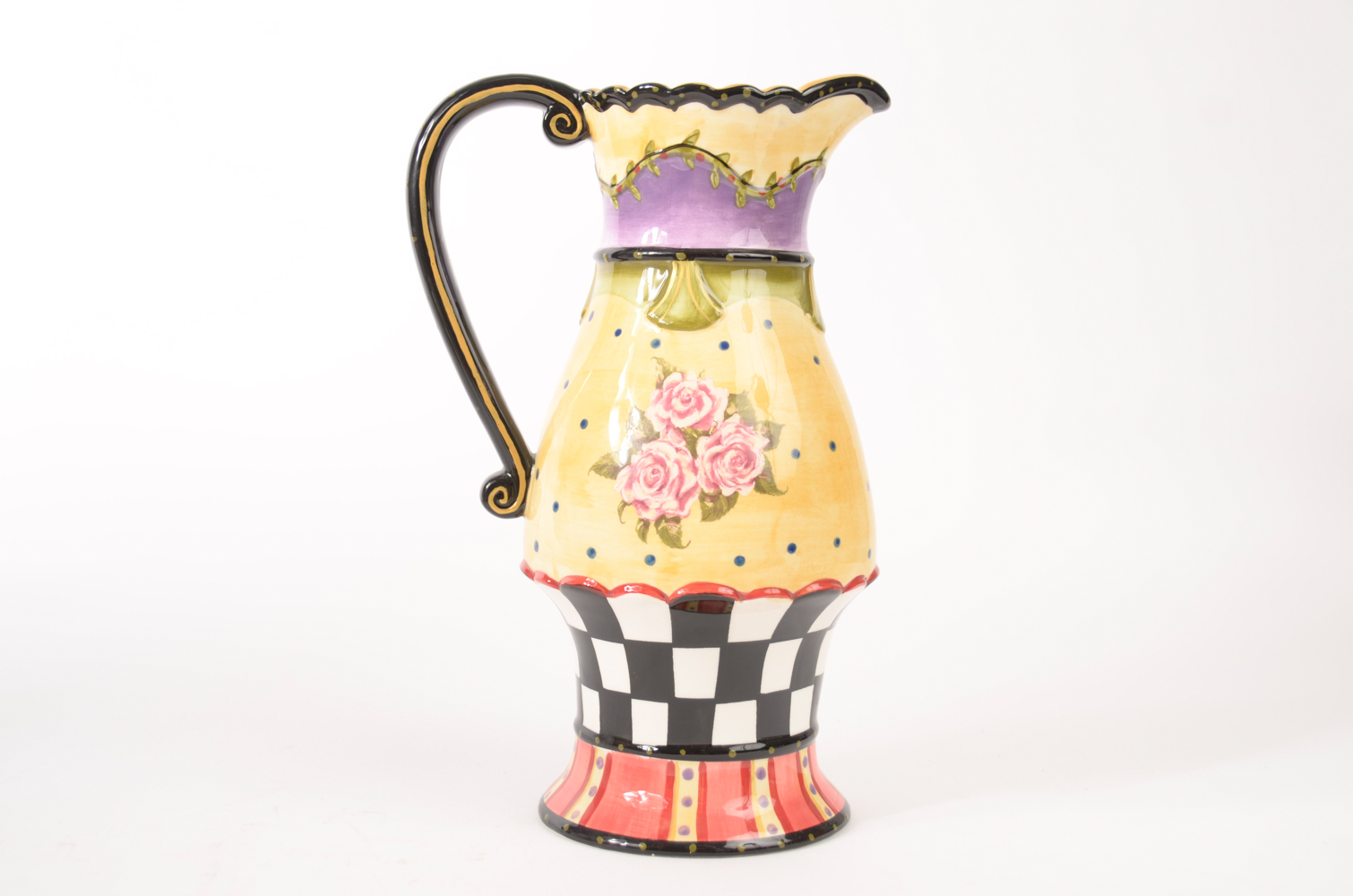 Laura Ashley Clock with Amber Rose Pitcher