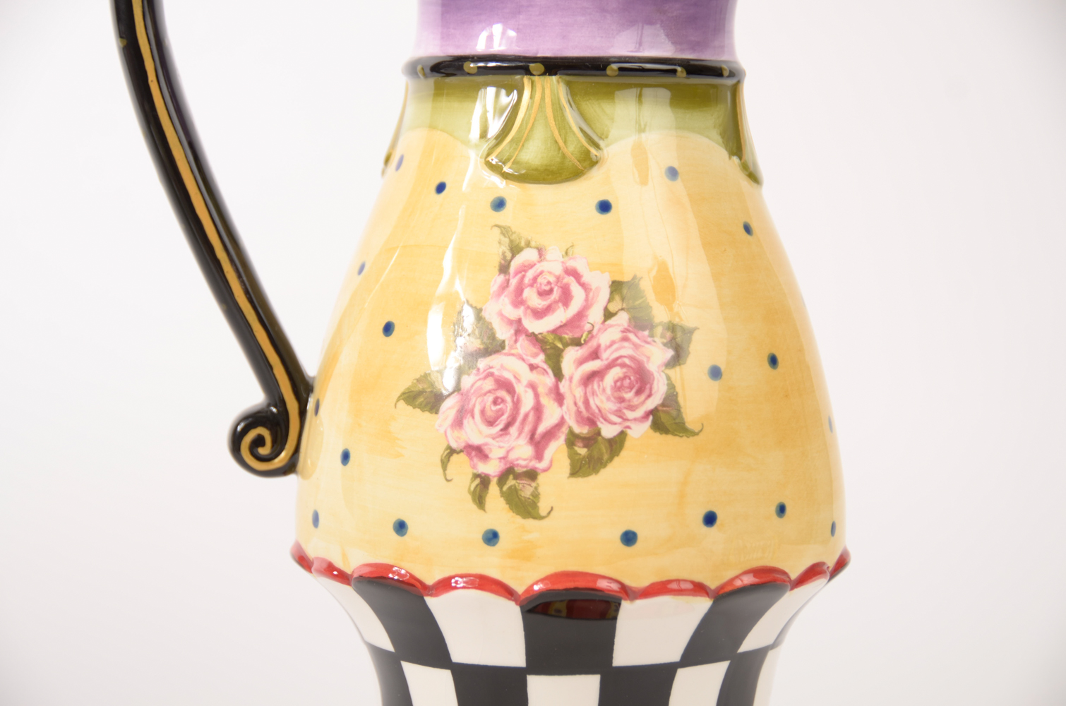 Laura Ashley Clock with Amber Rose Pitcher