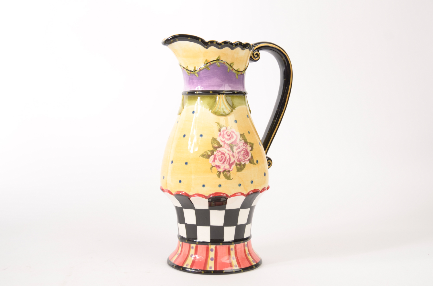 Laura Ashley Clock with Amber Rose Pitcher