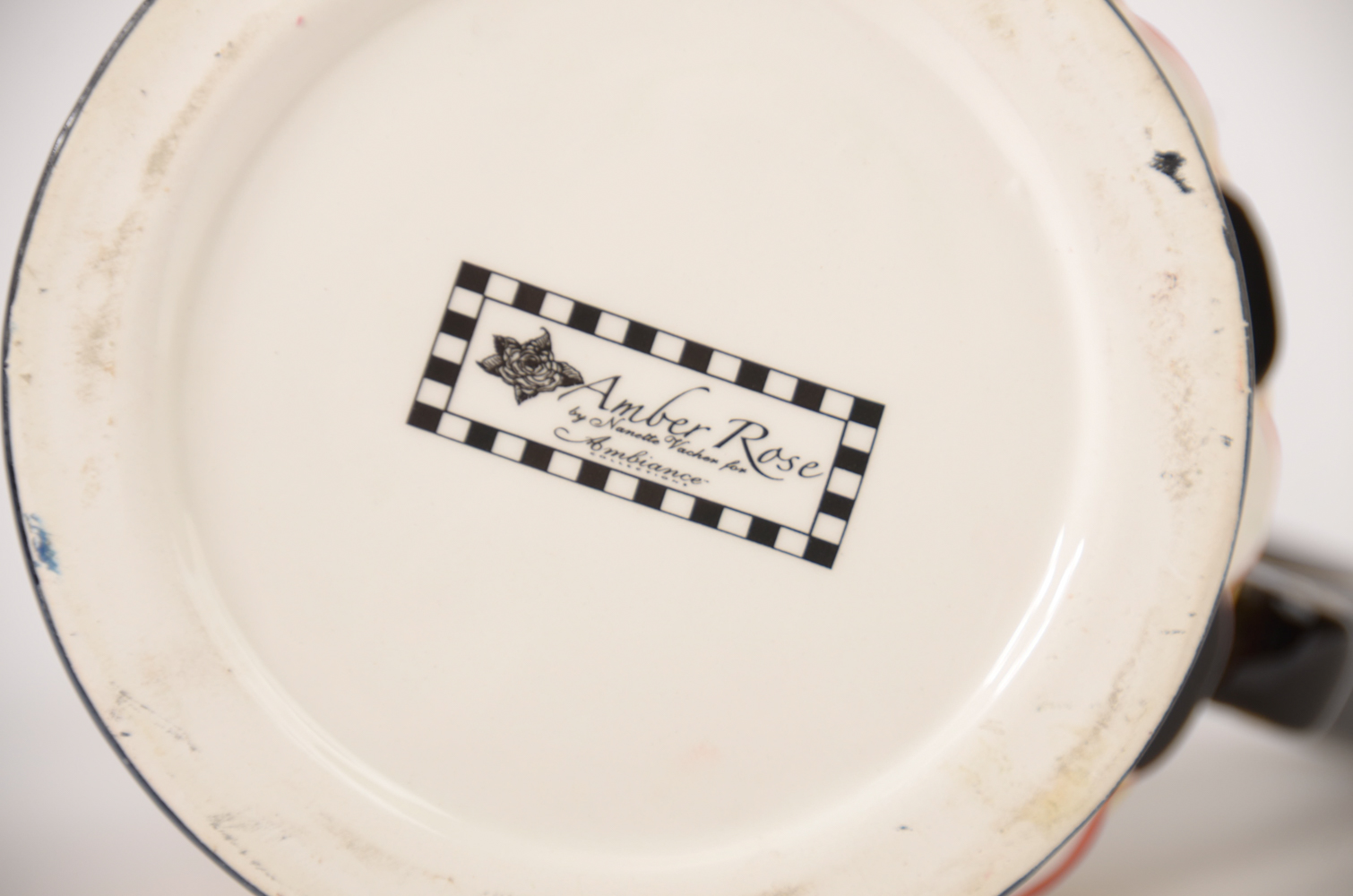 Laura Ashley Clock with Amber Rose Pitcher